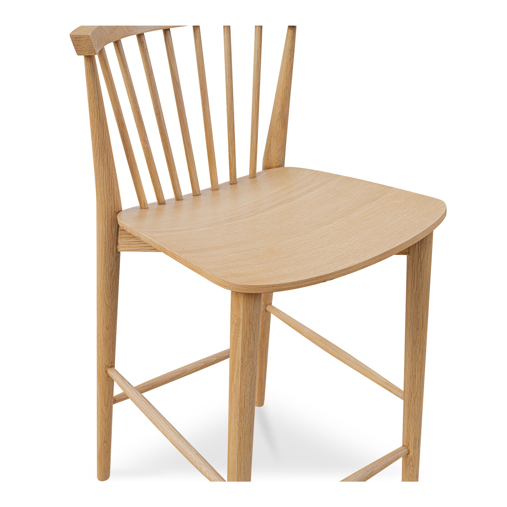 Marley Oak Counter Stool - Ornate Home