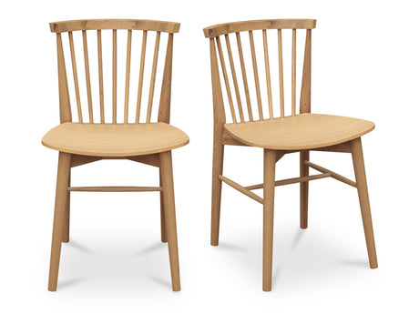 Marley Oak Dining Chair (Set of 2) - Ornate Home