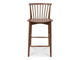 Marley Walnut Counter Stool - Ornate Home