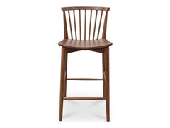 Marley Walnut Counter Stool - Ornate Home