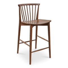 Marley Walnut Counter Stool - Ornate Home