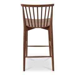 Marley Walnut Counter Stool - Ornate Home