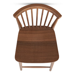 Marley Walnut Counter Stool - Ornate Home