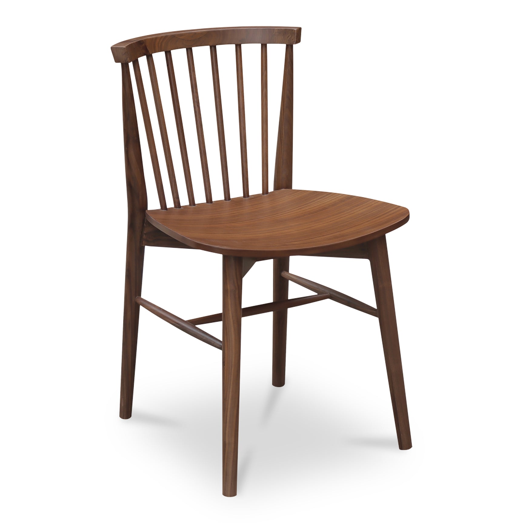 Marley Walnut Dining Chair (Set of 2) - Ornate Home