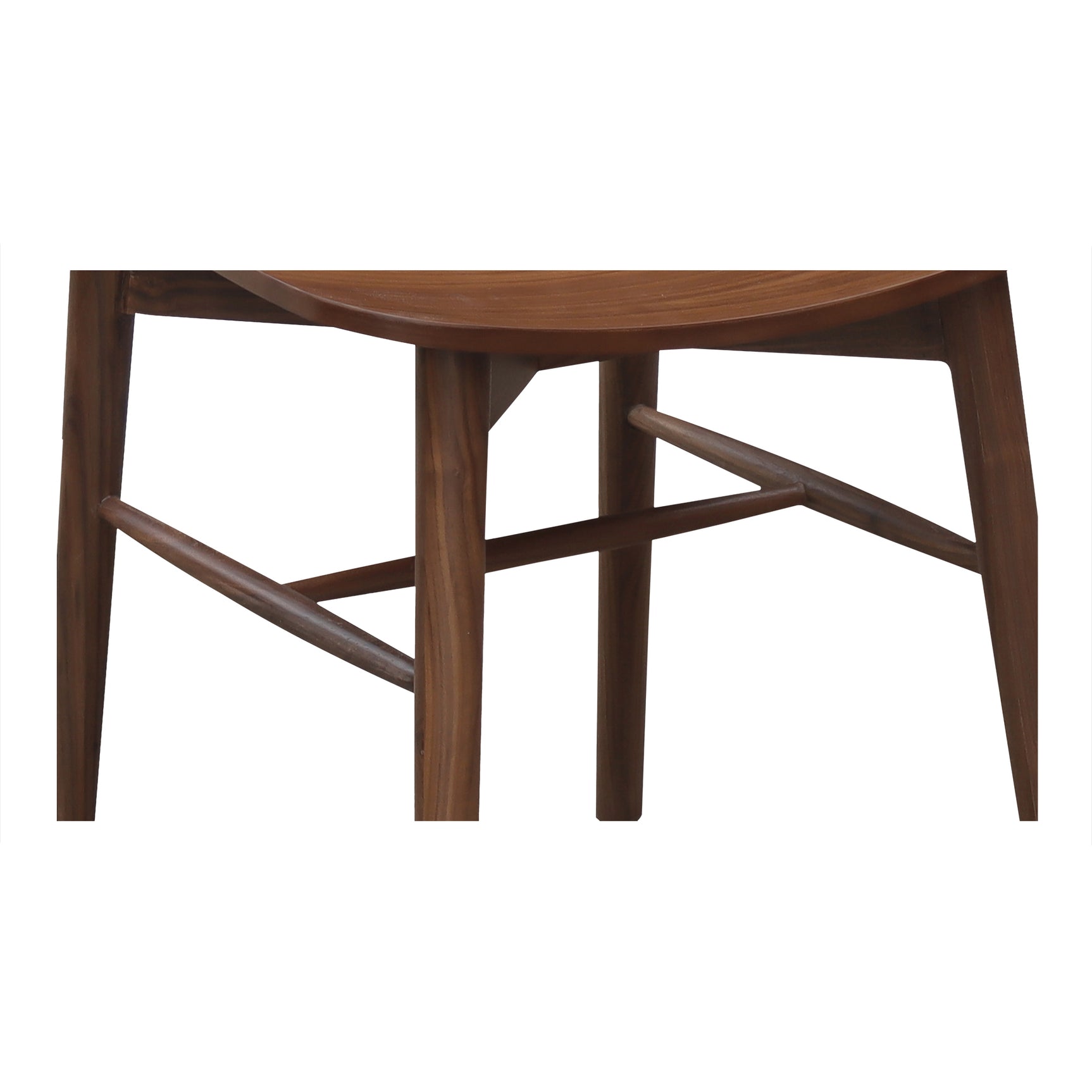 Marley Walnut Dining Chair (Set of 2) - Ornate Home
