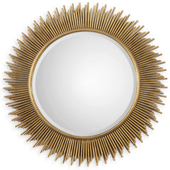 Marlo Gold Round Mirror - Ornate Home