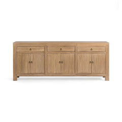 Marlow Antique Saddle 3-Drawer 6-Door Cabinet