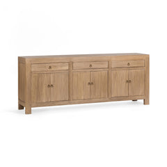 Marlow Antique Saddle 3-Drawer 6-Door Cabinet