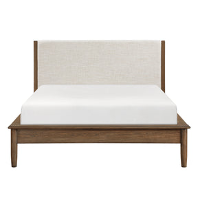 Marlow Beige Queen Platform Bed - Ornate Home