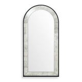 Marlowe Black Antique Arch Mirror - Ornate Home