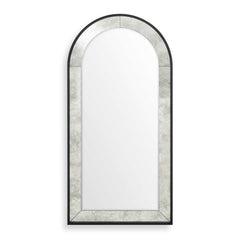 Marlowe Black Antique Arch Mirror - Ornate Home