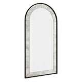 Marlowe Black Antique Arch Mirror - Ornate Home