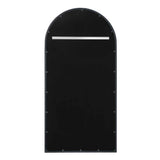 Marlowe Black Antique Arch Mirror - Ornate Home