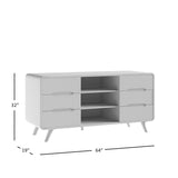 Marlowe Brown Media Console - Ornate Home