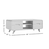 Marlowe Espresso Cocktail Table - Ornate Home