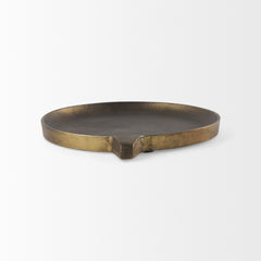 Marlowe Gold Small Aluminium Tray - Ornate Home