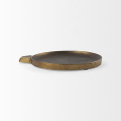 Marlowe Gold Small Aluminium Tray - Ornate Home