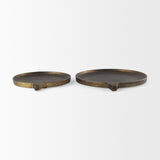 Marlowe Gold Small Aluminium Tray - Ornate Home