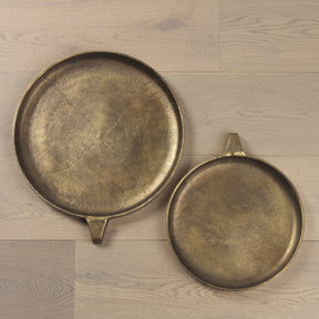 Marlowe Gold Small Aluminium Tray - Ornate Home