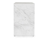 Marmo Ivory/Gray Outdoor End Table - Ornate Home