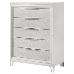 Marmore White Chest - Ornate Home