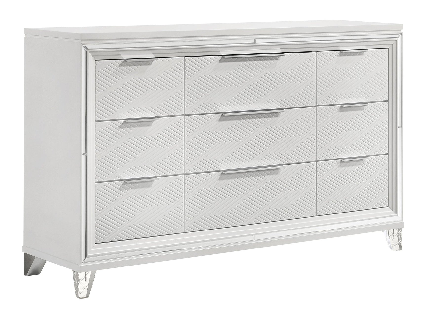 Marmore White Dresser - Ornate Home