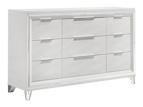 Marmore White Dresser - Ornate Home