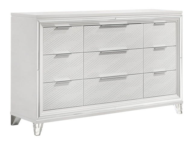 Marmore White Dresser - Ornate Home