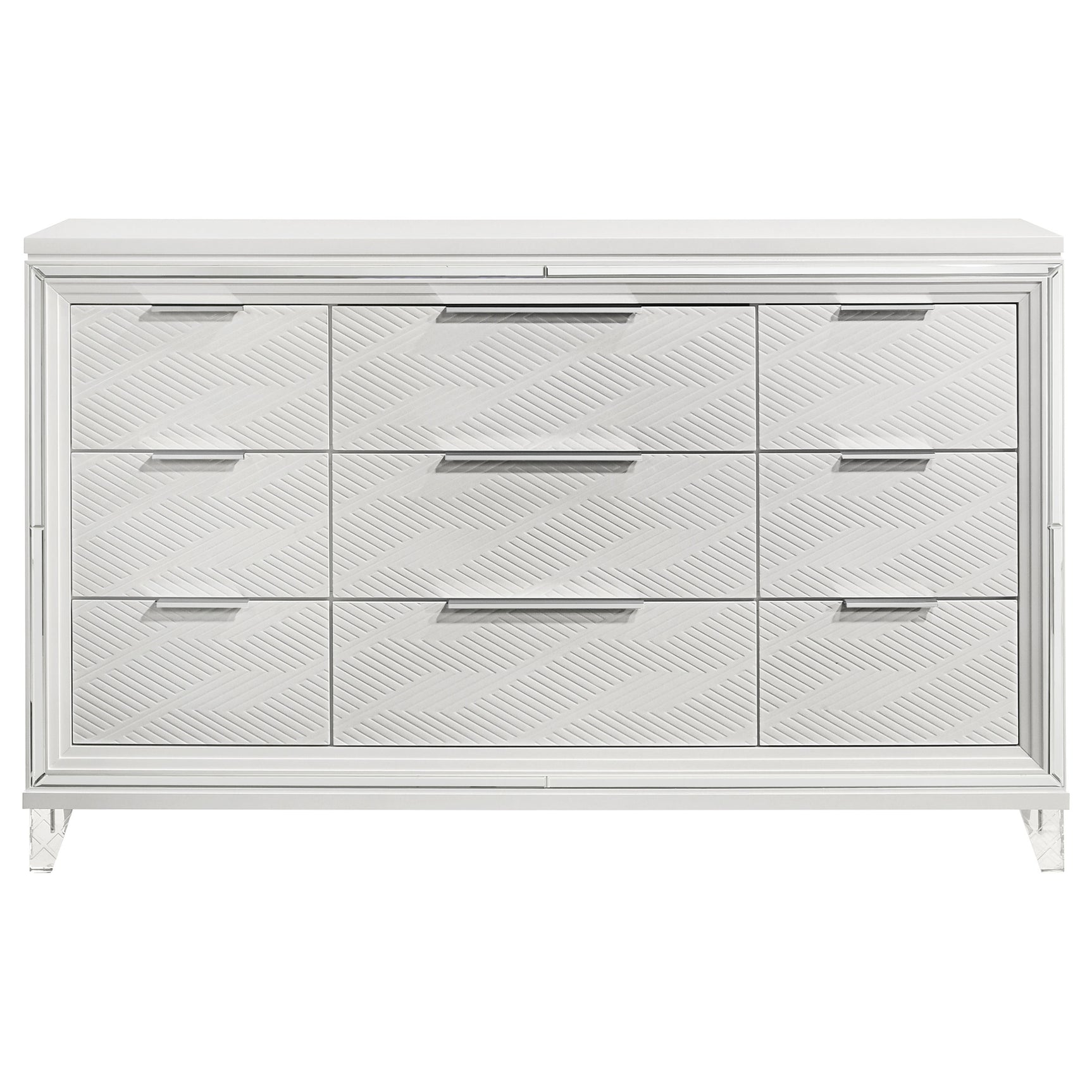 Marmore White Dresser - Ornate Home