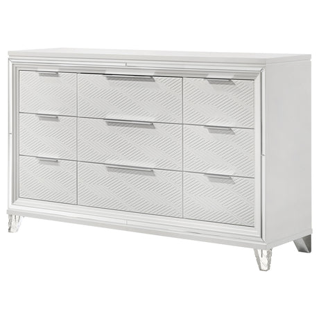 Marmore White Dresser - Ornate Home