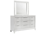 Marmore White Dresser and Mirror - Ornate Home