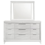 Marmore White Dresser and Mirror - Ornate Home