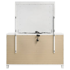 Marmore White Dresser and Mirror - Ornate Home