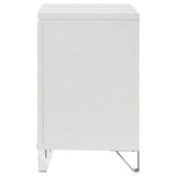 Marmore White Nightstand - Ornate Home