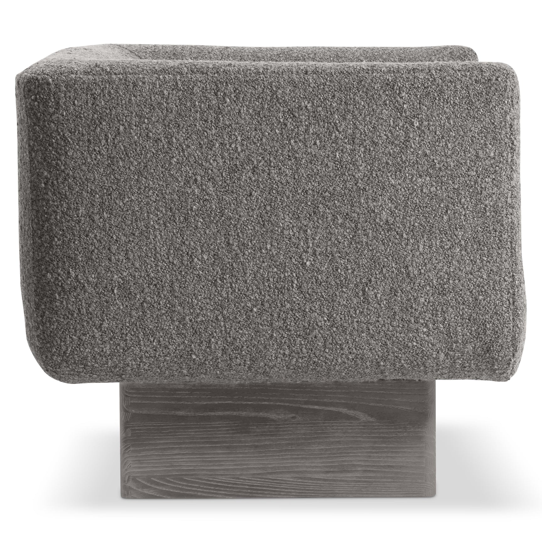 Marni Tadon Cerused/Grey Fabric Swivel Chair - Ornate Home