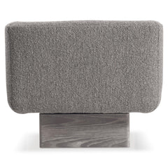 Marni Tadon Cerused/Grey Fabric Swivel Chair - Ornate Home
