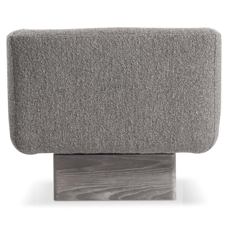 Marni Tadon Cerused/Grey Fabric Swivel Chair - Ornate Home