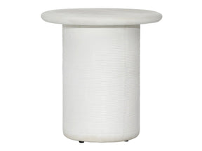 Marnie White Outdoor Side Table - Ornate Home