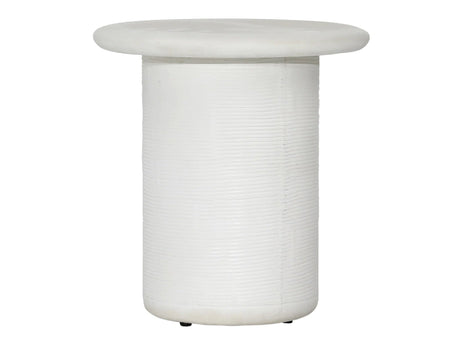 Marnie White Outdoor Side Table - Ornate Home