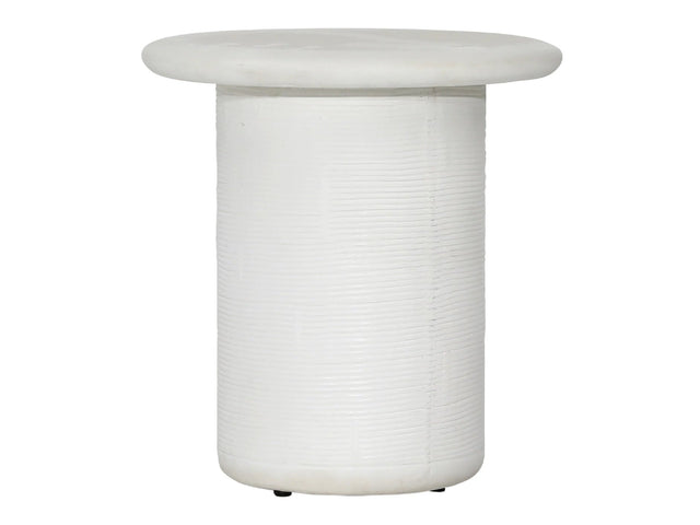 Marnie White Outdoor Side Table - Ornate Home