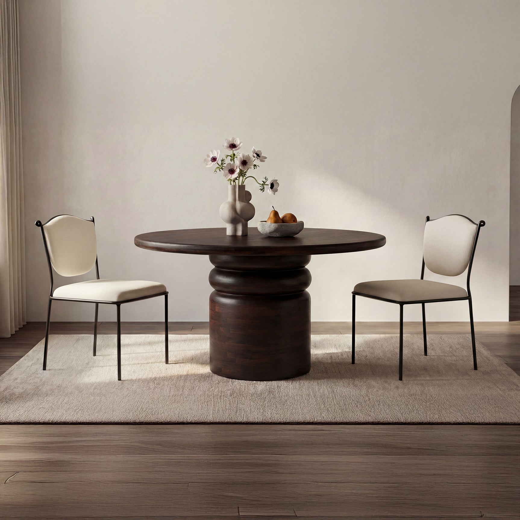 Maro Brown Dining Table - Ornate Home