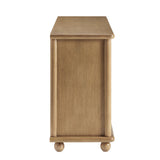 Marola 71 Inch Oak Wood Seagrass Sideboard - Ornate Home
