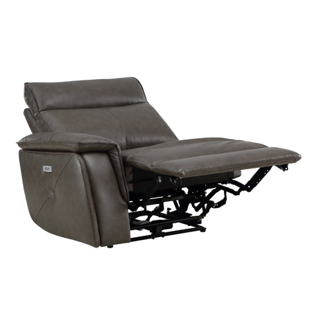 Maroni Brown 6-Piece Modular Power Reclining Sectional - Ornate Home