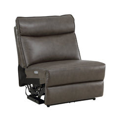 Maroni Brown 6-Piece Modular Power Reclining Sectional - Ornate Home