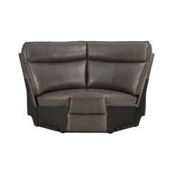 Maroni Brown 6-Piece Modular Power Reclining Sectional - Ornate Home