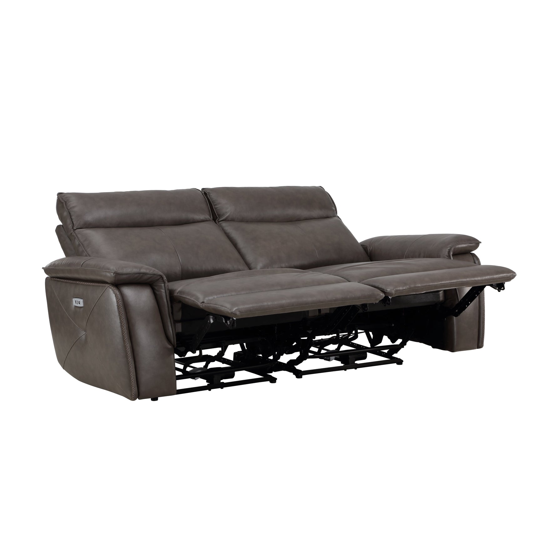 Maroni Brown Power Double Reclining Loveseat - Ornate Home