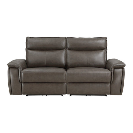 Maroni Brown Power Double Reclining Loveseat - Ornate Home