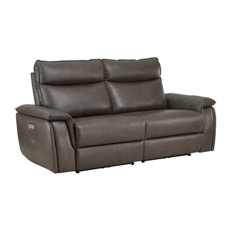Maroni Brown Power Double Reclining Loveseat - Ornate Home
