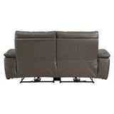 Maroni Brown Power Double Reclining Loveseat - Ornate Home