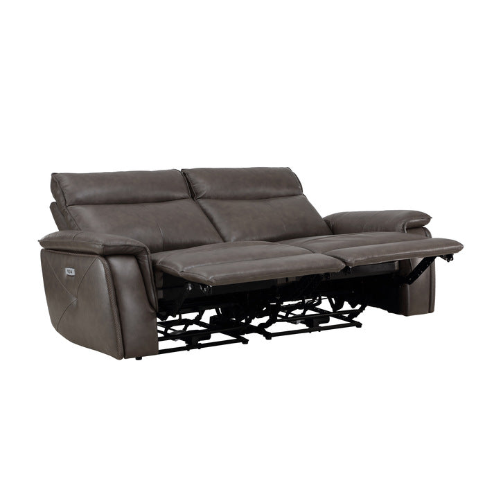 Maroni Brown Power Double Reclining Loveseat - Ornate Home